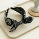 thumbnail image 5 of 1 paquete de diademas de Bandana para mujer, diademas con lazo para mujer, diadema con lazo con estampado de Cachemira, diadema con Orejas de conejo, diadema bonita para el cabello, 5 of 5