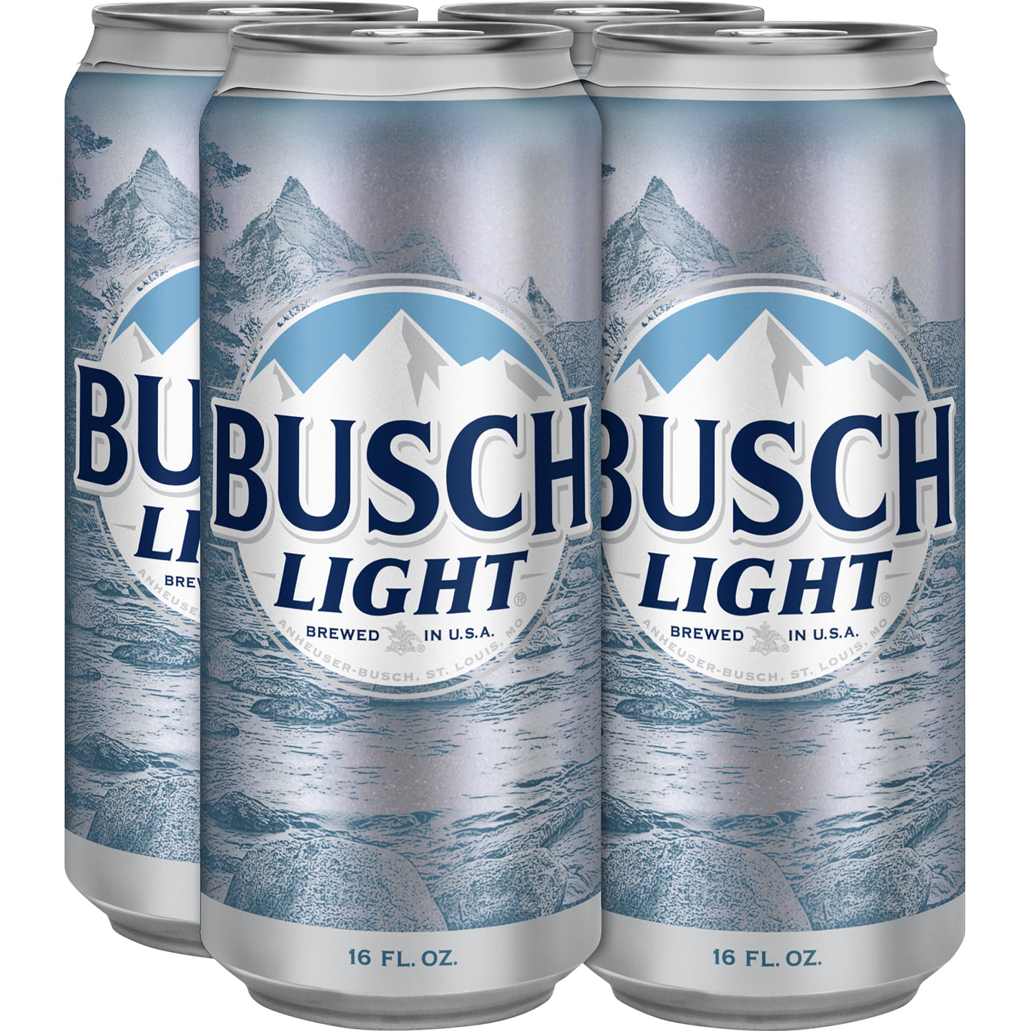 Busch Light Beer 4 Pack 16 Fl Oz Cans Walmart Com Walmart Com