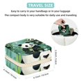thumbnail image 5 of Panda Travel Portable Square Jewelry Display Case: Storage Solution for Rings, Earrings, Necklaces, Bracelets, and More! Ideal for Girls and Women: Jewelry Stand, Display, and Box in One, 5 of 6