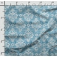 thumbnail image 2 of Soimoi Damask Printed,Cuddle Minky Fabric, Sewing Fabric by The Yard 56 Inch Wide,Decorative Plush Soft Fabric, Baby Garments, Toys and Blankets, White, 2 of 5