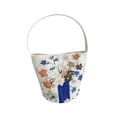 thumbnail image 4 of Bolso de lona bordado para mujer Yinane con flores Reutilizable bandolera correa regalo vacaciones trabajo de damas Estilo D, 4 of 8