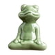 thumbnail image 3 of Estatuilla de rana en miniatura, estatua de rana, escultura de mascota de té, escultura en miniatura bonita creativa para dormitorio, jardín, colecció EstiloA 4.6x2.7x5.7cm mayimx Estatuilla de rana, 3 of 9