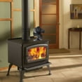 thumbnail image 6 of Fireplace Fan Stove Fan 4 Blades Heat Powered Stove Fan for Wood Log Burner Fireplace Magnetic Upright Fireplace Fan, 6 of 6