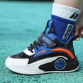thumbnail image 7 of TIREOW Kids Boys Shoes Running School Basketball Shoes Casual Sports Lightweight Breathable Sport High Top Non Slip Padded Lace up Sport Shoes Sneakers, 7 of 7
