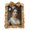 5 inches, variant on Resin Picture Frame Vintage Gold Bow Top with Twisted Border for Portrait Photo Display on Tabletop or Wall Decor