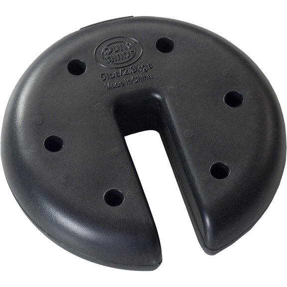 Heavy Duty Weight Plates for Canopies and Tents, Set of 4, 5 lbs Each, Black