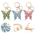 thumbnail image 1 of ADDHAT 3Ud Llavero Decorativo Con Moño Y De Estrás En Variados Colores Para Accesorios, 1 of 6