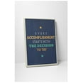 thumbnail image 3 of "Every Accomplishment" Inspirational Motivational Happiness Quote Gallery Wrapped Canvas Print, 16" x 20", 3 of 4