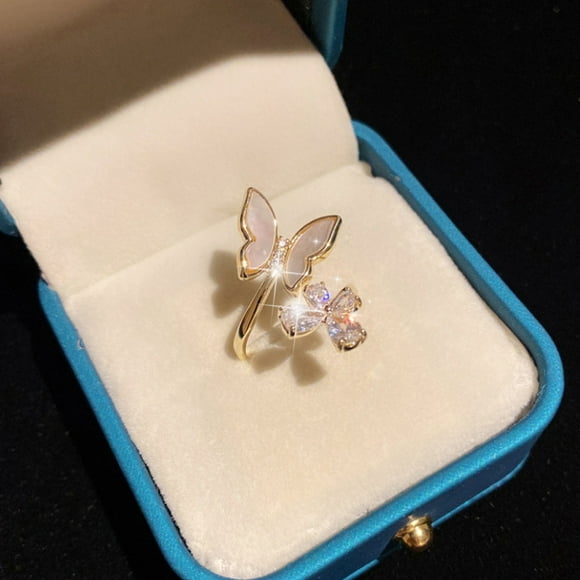 Fine Gold Butterfly Rings