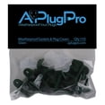thumbnail image 1 of Juego de 10 juntas y cubiertas para enchufes resistentes a la intemperie APlugPro Verde, 1 of 9
