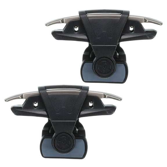 Uxcell Gaming Trigger Mobile Game Controller 1 Pair Fire Keys Sensitive Shoot Adjustable Buckle Black