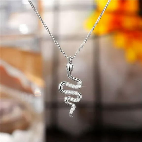 K-KED Gorgeous 925 Silver Necklace Women Cubic Zirconia Wedding Delicate Jewelry Pendant Gifts-#6