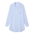 thumbnail image 6 of Conairie Women Swim Suit Coverup Beach Cover Up Jacket Bikini Cardigan Button Down Shirt Solid Color Loose Fit BU1 XL, 6 of 6