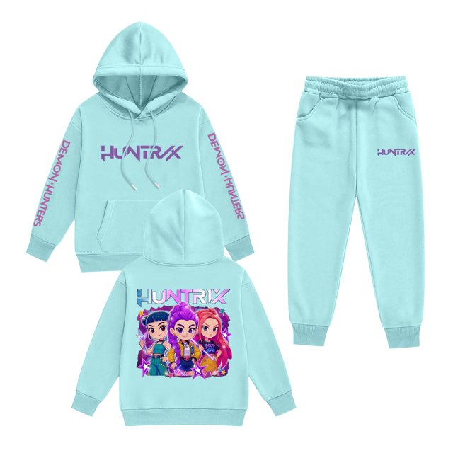 Kid Girl Pop Singer Hoodie Set,Crewneck Sweatshirt Pullover Long Sleeve Streetwear Fashion Clothes 110