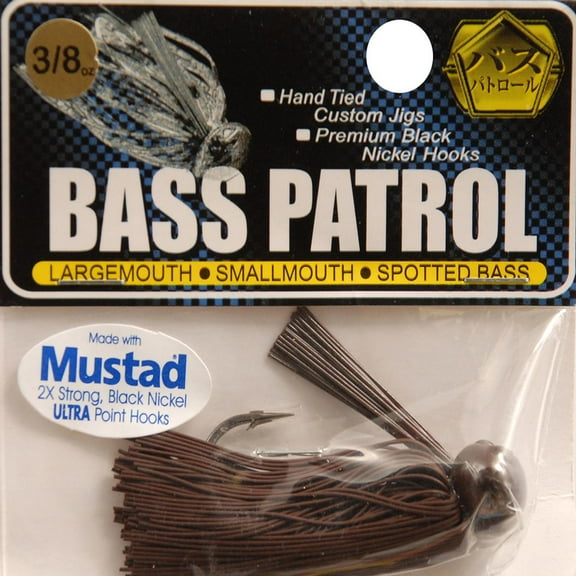 Pacific Catch Bass Patrol Fb Jig Brown 3/8Oz - BPJ3801