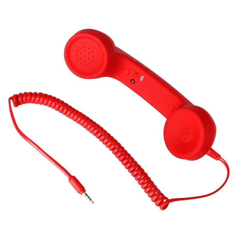 New Classic Comfort Retro Phone Handset Speaker Phone Call Mic Receiver
