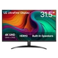 thumbnail image 1 of LG 32UR500K-B Ultrafino 32" 4K UHD (3840 x 2160) Monitor de computadora HDR10 Altavoz integrado x2 Control en visualización Modo lector parpadeo seguro Diseño sin bordes HDMIx2 DisplayPort Negro, 1 of 5