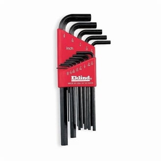 EKLIND 55198 Kussen Grip Hex T-Key inbussleutel - 8st set Metrische MM maten 2-10 (9In schacht