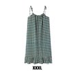 thumbnail image 2 of Dalazy Chemise de Nuit Imprimée Florale en Coton Robe de Nuit Col Rond Ample Sans Manches Mini Vêtement de Nuit pour la Maison Vert Foncé TTTG, 2 of 6