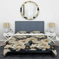 thumbnail image 3 of Designart "Grand Magnolia Display I" White Floral Bedding Covert Set - Cottage Bed Set With 1 Sham, 3 of 5