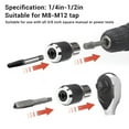 thumbnail image 4 of Tap Extractor Tool, 3/8in Drive High Hardness Tap Socket  for Reamers, 4 of 7