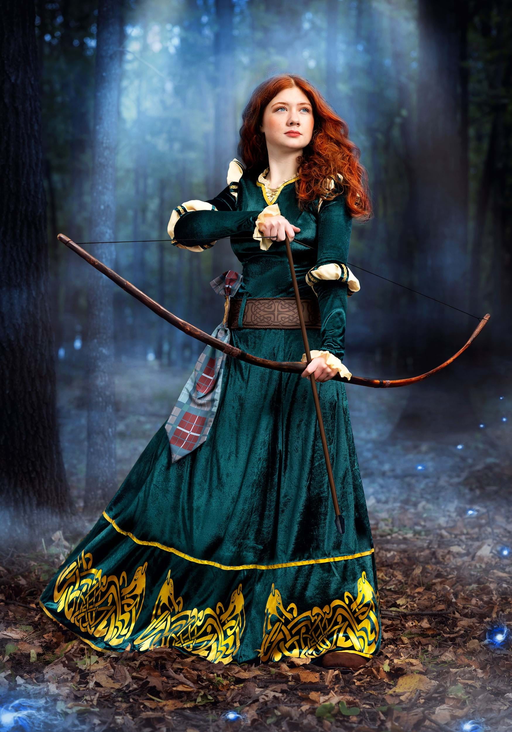 Women's Premium Disney Merida Costume Dress - Walmart.com