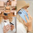 thumbnail image 5 of Niorcase For Iphone 14 Pro Max With Retractable Wrist Strap And Support Handle, Soft Silicone Cover With Heart Pattern For Girls And Women Shockproof, 5 of 5
