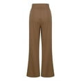 thumbnail image 6 of Dyegold Stretchy Flare Leggings for Women Vintage Leopard Print Wide Leg High Waisted Yoga Pants Boho Stretchy Casual Trouser, 6 of 7