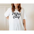 thumbnail image 2 of Funny Sports Shirt, Game Day Shirt, Softball Mom Shirt, Sports Mom T-shirt, Softball Coach Gift, PItches Be Crazy Shirt, Baseball Mom Gift, 2 of 3