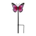 thumbnail image 1 of Mainstays Pink Butterfly Garden Stake, 1 of 3
