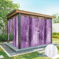 thumbnail image 6 of Purple Outdoor Curtains for Patio Waterproof,Windproof Privacy Curtains with Weighted Bottom,Retro Oil Painting Modern Abstract Art Aesthetics Outside Drapes for Picnic Garage Yard 54"x84" 2 Panel, 6 of 8