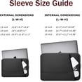 thumbnail image 3 of TEDNETGO - Funda para portátil de 15,6 pulgadas, resistente y actualizada, para monitor portátil, portafolios de 15,6 pulgadas, con bolsillos para MacBook PC, Mac, HP, Lenovo, Dell, Asus, Xbox Switch,, 3 of 5