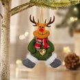 thumbnail image 3 of JHRGJIO Christmas Character Hanging Ornament with Heart Embellishment, Xmas Tree Pendant Accent, Festive Decor Display Christmas Decorations Indoor Outdoor Winter Decor, 3 of 7