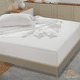 thumbnail image 3 of Casa Platino Juegos de Sábanas con Bolsillos Profundos Individual XL: Ropa de Cama Refrescante 100% Algodón de 450 Hilos, Acabado Suave y Sedoso, Ajuste Elástico con Bolsillos de 15" de Profundidad Blanco, 3 of 5
