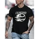 thumbnail image 1 of Men's Casual Fashion Round Neck Short Sleeve T-shirt Creative Cartoon, Casual Sporty Tee, Comfy Tee, 1 of 6