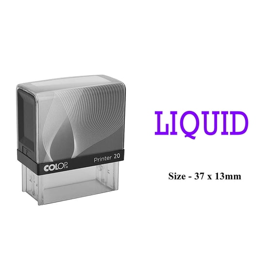 PrintValue Liquid colop Stamps Personalized Teacher Stamps self Ink Rubber colop Printer 20 Stamp