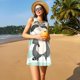 thumbnail image 3 of Disketp Cute Raccoon para Vestido sin Mangas para Mujeres, Vestidos de Verano para Mujeres, Casual y Holgado para la Playa, 3 of 7