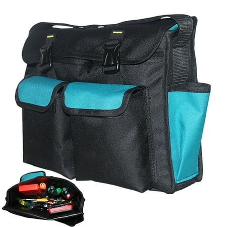 

Joernso Oxford Fabric Electrician Tool Shoulder Bag Organizer Hardware Storage Pouch