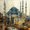 Parrot, variant on Abstract Blue Mosque Istanbul Canvas Turkish Landmark Home Wall Decor Print