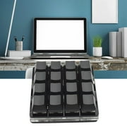 16-Key Programmable Mechanical Macro Pad, Custom One-Handed Shortcut Keypad with SayoDevice Support, Onboard Storage Plug-and-Play Gaming Keypad, Black