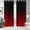 Red, variant on 2 Panels Black Gray Abstract Blackout Curtains for Bedroom,Modern Grommet Window Drapes for Living Room,52x84 Inch