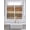 Brown, variant on Farmhouse Teal Blue Brown Bathroom Window Curtain, Vintage Wooden Striped Light Filtering Coffee Kitchen Curtains, Bedroom Living Room Curtains 2 Panel 84"x45"