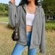 thumbnail image 4 of Chaqueta con capucha Yuyangstore Gris, 4 of 8