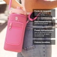 thumbnail image 4 of Botella Deportiva Motivacional de Plástico 2L Color Rosa con Funda de Neopreno y Correa B Life, 4 of 6