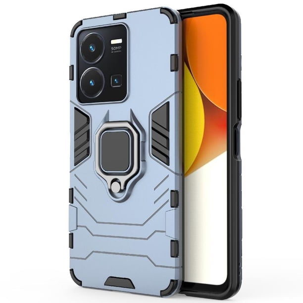 Funda para VIVO Y35 4G con Soporte Anillo Giratorio 360° y Protección Resistente a Golpes y Caídas