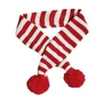 thumbnail image 1 of Bufanda Tejida de Invierno Fernando Navidad Perro Raya Roja, 1 of 8