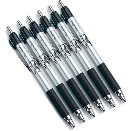 Mr. Pen- Pens, Bible Pens, Pack of 6, Black Pens, Pen, Bible Pens No Bleed Through, Fine Tip