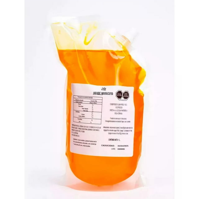 Bubbletea Jarabe Maracuya Jellyboba 1lt