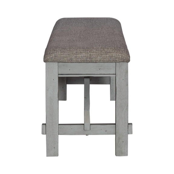 Newport Dining Bench in Gray