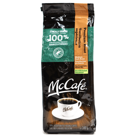 McCafe Medium Dark Roast Decaf Ground Coffee - 340g/12 oz